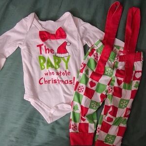 Festive Baby Christmas Outfit